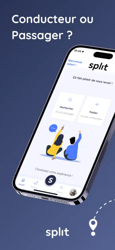 Split - Covoiturage - Application mobile