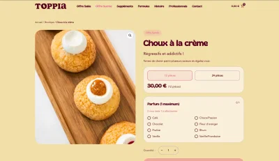 Création du site vitrine Toppia - Website Creation
