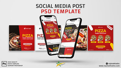 Social media post PSD Template - Creative - Réseaux sociaux