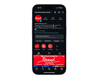 Social Media & Content Creation|Brand Küchenstudio - Marketing