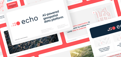 Echo: Visual Clarity for Geospatial Intelligence - Création de site internet