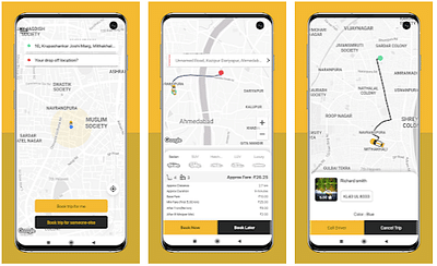 KYAAB- Online Taxi Network - Webanwendung