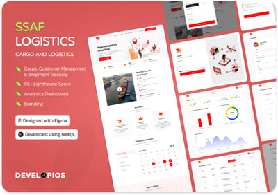 SSAF Logistics - Cargo Company Website - Aplicación Web