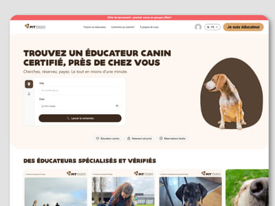 MyTago – Book Certified Dog Trainers in Switzerland - Website Creation