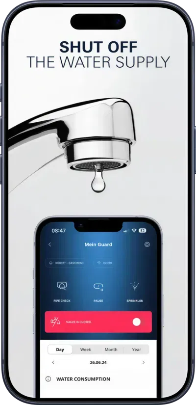 GROHE - Sense IoT Application - Mobile App