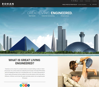 Rohan Builders - Increase Traffic & Leads - Web analytics/Big data