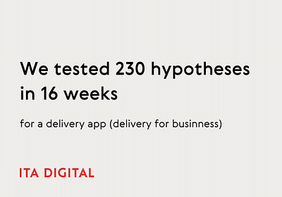We tested 230 hypotheses in 16 weeks - Onlinewerbung