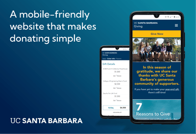 Website for Encouraging University Donations - Creazione di siti web