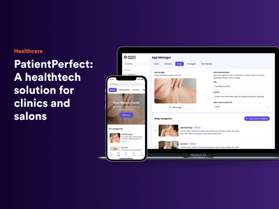 A healthtech solution for clinics and salons - Ergonomie (UX/UI)