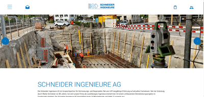 Schneider Ingenieuere - Webseitengestaltung