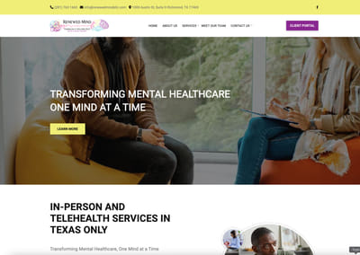 Renewed Mind PLLC Website - Webanwendung
