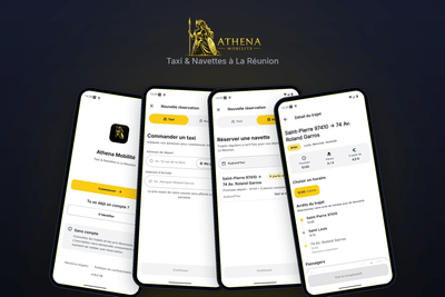 Athena Mobilité — Plateforme taxi avec back-office standardiste - Web Applicatie