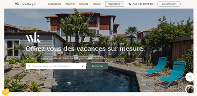 Welkeys - Refonte du site web - Website Creation