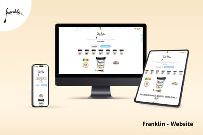 Glaces Franklin - Website e-commerce - Digitale Strategie