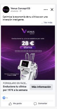 Venus Concept - Redes Sociales