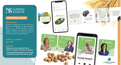 Stratégie digitale / RS - Nutrition & Santé - Stratégie de contenu