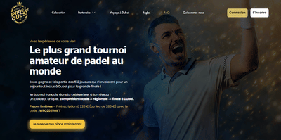 World Padel Quest - Website Creatie