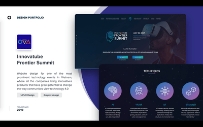 Innovatube  Frontier Summit - Website Creatie