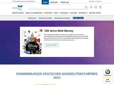 MICHAELSBUND - REDESIGN + ONLINEMARKETING - E-commerce
