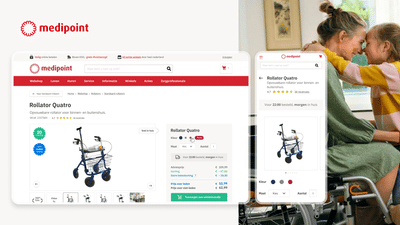 E-commerce boost met UX-strategie voor Medipoint - E-commerce