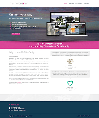 web design, web consultancy - Website Creation