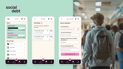 Slimme app ondersteunt jongeren met schulden - Branding & Positioning