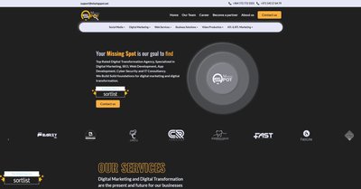 Missing Spot - Website (MS Services) - Event
