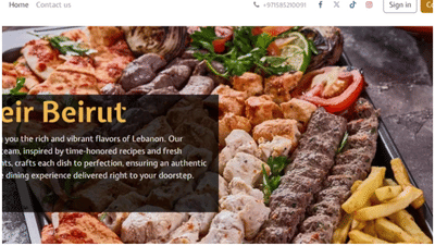 Website Design & Development for Sfeir Beirut - Webseitengestaltung