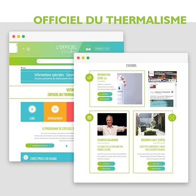 Refonte du site Officiel du Thermalisme - Creazione di siti web