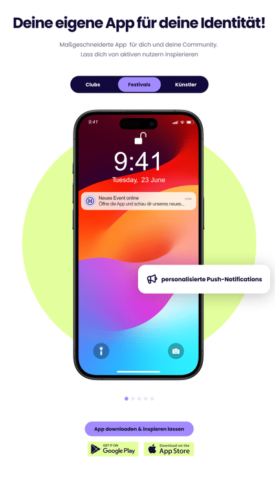Nexa App - Event Marketing Plattform - Mobile App