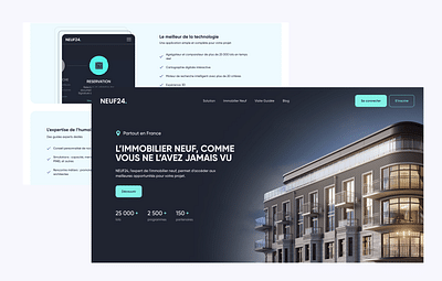 NEUF24, expert de l'immobilier neuf - Web Application