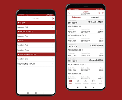 Stocktaking And Order Management App - Application mobile