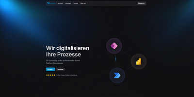 IT Consulting Website - Grafikdesign