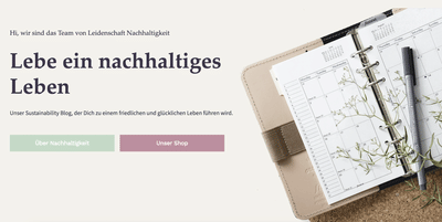 SEO Auf- und Ausbau: Leidenschaft Nachhaltigkeit - SEO