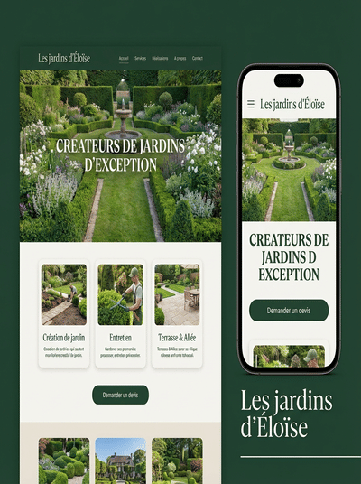 Les jardins d’Éloïse - Ergonomie (UX/UI)