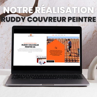 Création de site internet - Ruddy Couvreur Peintre - Webseitengestaltung