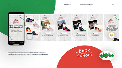 Globo - Back to School Campaign - Strategia di contenuto
