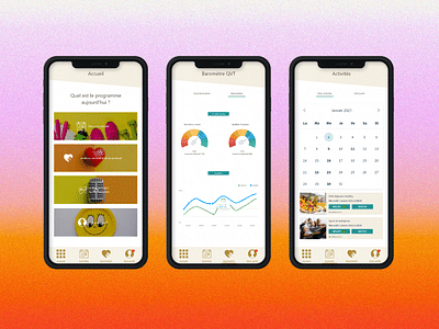 Application mobile pour gestion de la QVT - Mobile App