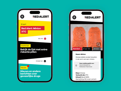 Drugs Red Alert - iOS & Android app - Développement de Logiciel