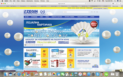 Zegin pharmacy - Création de site internet