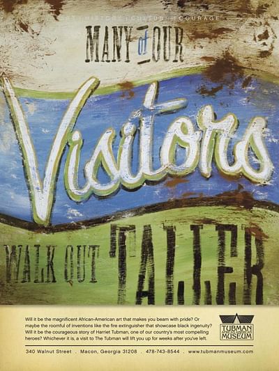 Many of our visitors walk out taller - Publicidad