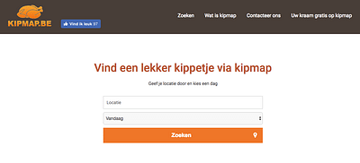 kipmap website - Website Creatie
