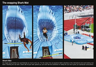 The snapping Shark Mat - Werbung