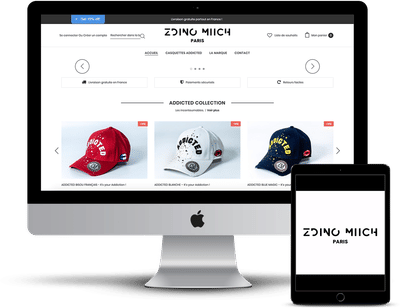 Site E-Commerce : Zdino Miich - Webseitengestaltung