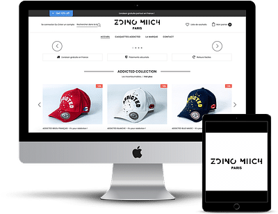 Site E-Commerce : Zdino Miich - Réseaux sociaux