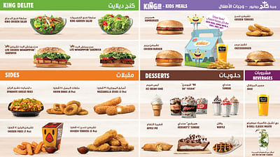 Burger king digital menu - Branding & Posizionamento