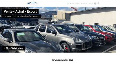 AT Automobiles (Web design, Branding) - Référencement naturel