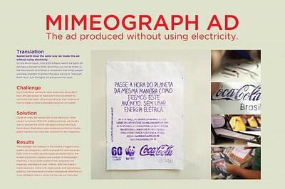 MIMEOGRAPH - Publicidad