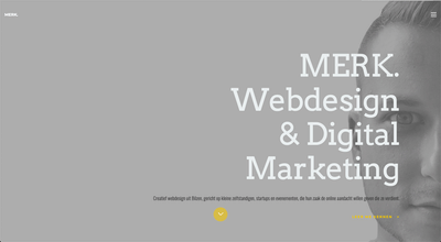 Websiteontwerp en brand awareness campagne MERK. - Création de site internet