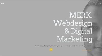 Websiteontwerp en brand awareness campagne MERK. - Création de site internet